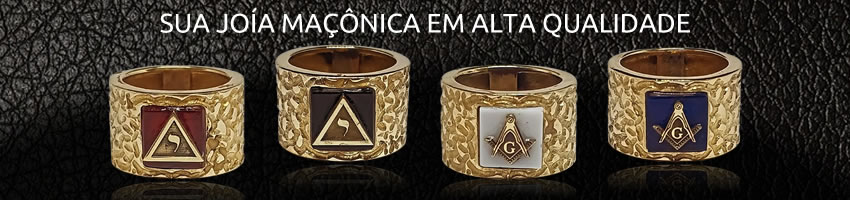 Loja Brasil Maçom - Anéis Maçônicos da altíssima qualidade